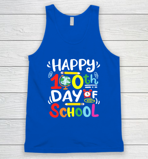 Happy 100th Day Of School 100 Days Of School Teacher Student Tank Top 3