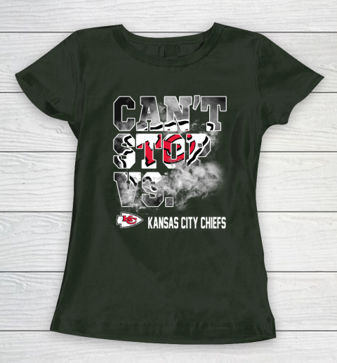 NFL Kansas City Chiefs Can't Stop Vs Women's T-Shirt 4