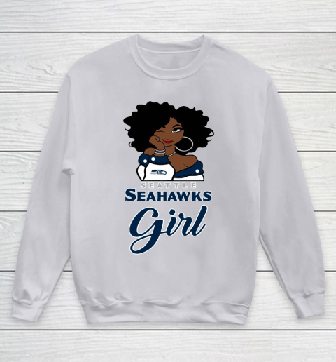 Seattle Seahawks Girl NFL Youth Sweatshirt 4