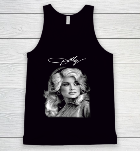 Dolly Parton Classic Vintage Signature Tank Top