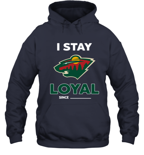 Minnesota Wild I Stay Loyal xxlj minnesota wild i stay loyal hoodie 23 front navy