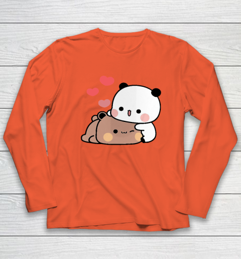 Panda Bear Hug Bubu Dudu Valentines Day's Long Sleeve T-Shirt 3