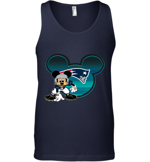 NFL New England Patriots Mickey Mouse Disney Football T Shirt 0PpNEmQxDuu unisex tank 17 95 151514 front navy