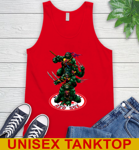 MLB Baseball Boston Red Sox Teenage Mutant Ninja Turtles Shirt Tank Top 6