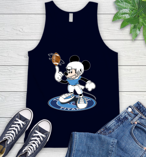 NFL Football Tennessee Titans Cheerful Mickey Disney Shirt Tank Top 3