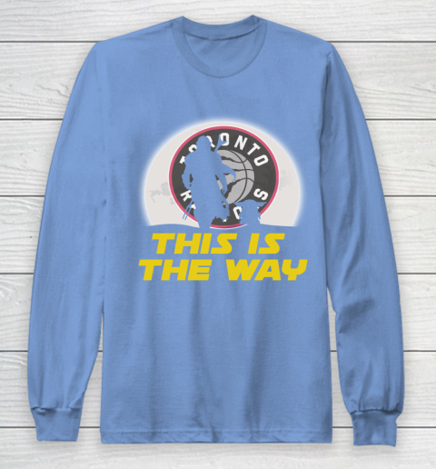 Toronto Raptors NBA Basketball Star Wars Yoda And Mandalorian This Is The Way Long Sleeve T-Shirt 8