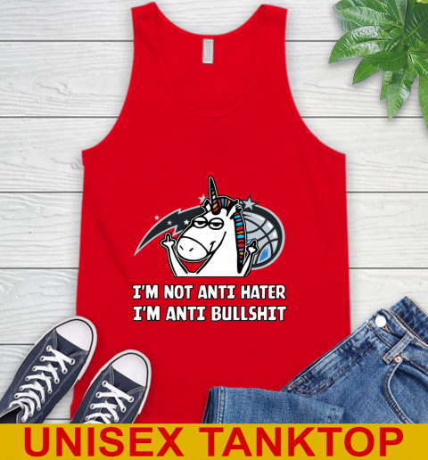 Orlando Magic NBA Basketball Unicorn I'm Not Anti Hater I'm Anti Bullshit Tank Top 6