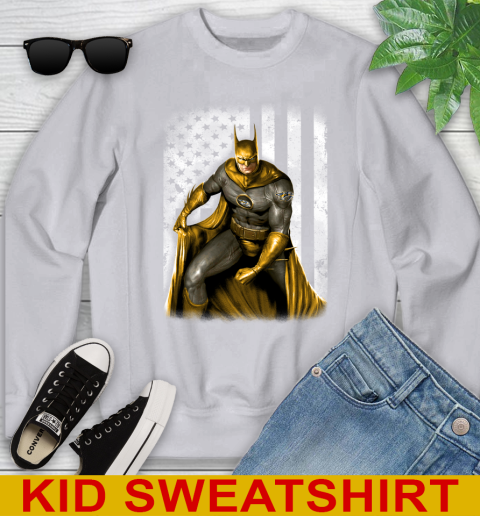 Nashville Predators NHL Hockey Batman DC American Flag Shirt Youth Sweatshirt 3