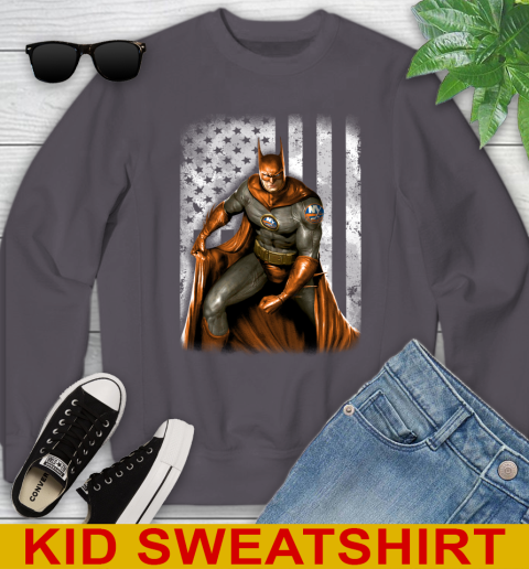 New York Islanders NHL Hockey Batman DC American Flag Shirt Youth Sweatshirt 5