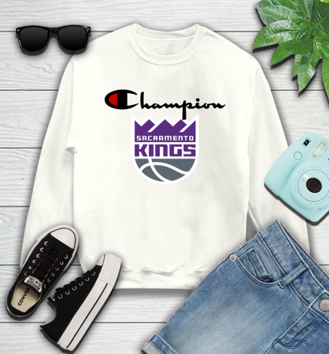 NBA Basketball Sacramento Kings Champion Shirt Youth Sweatshirt