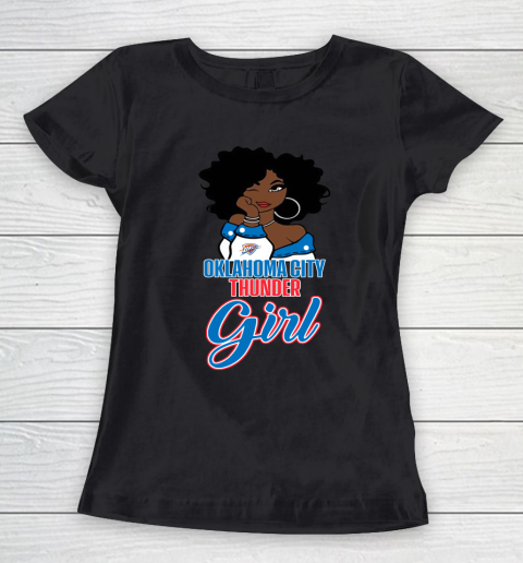 Oklahoma City Thunder Girl NBA Women's T-Shirt 2