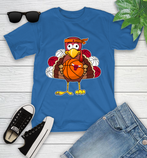 Chicago Bulls Turkey thanksgiving day Youth T-Shirt 9