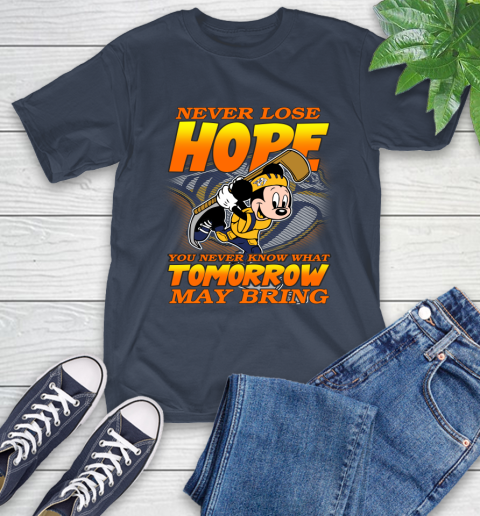 Nashville Predators NHL Hockey ootball Mickey Disney Never Lose Hope T-Shirt 3