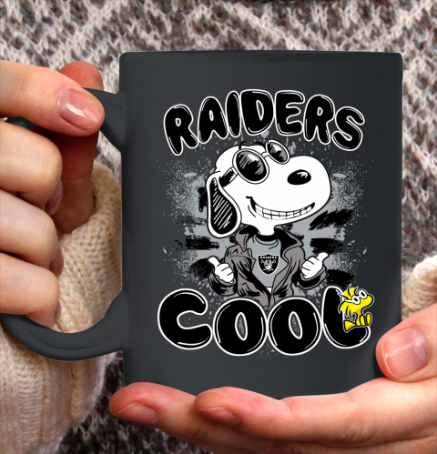NFL Football Oakland Raiders Cool Snoopy Shirt Ceramic Mug 11oz