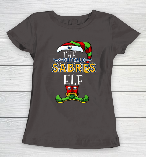 Buffalo Sabres Christmas ELF Funny NHL Women's T-Shirt