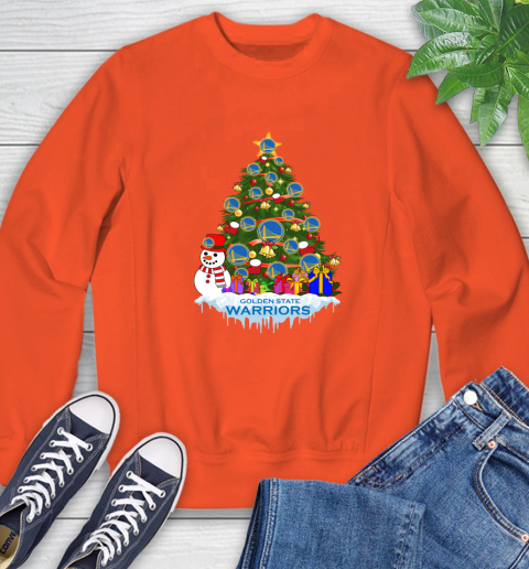 Golden State Warriors Merry Christmas NBA Basketball Sports Sweatshirt 4