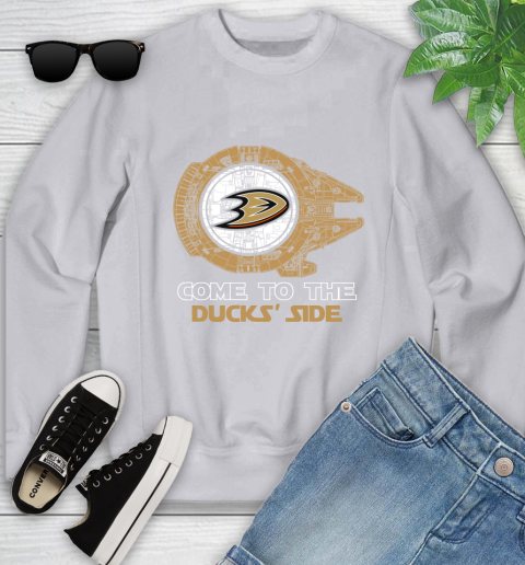 NHL Come To The Anaheim Ducks Wars Hockey Sports Youth Sweatshirt 3