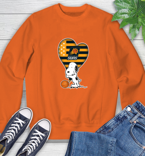 Phoenix Suns NBA Basketball The Peanuts Movie Adorable Snoopy Sweatshirt 4