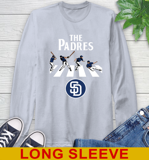 MLB Baseball San Diego Padres The Beatles Rock Band Shirt Long Sleeve T-Shirt 6