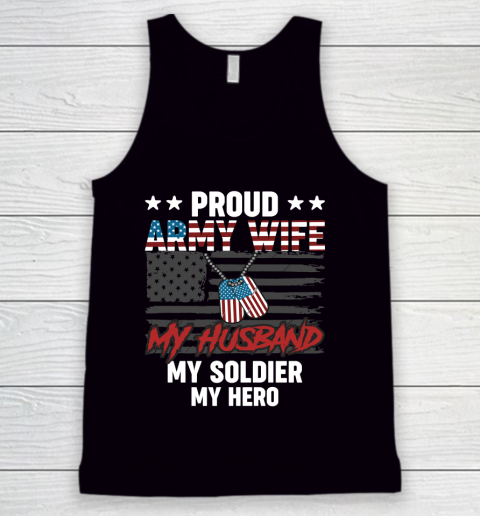 Veteran Shirt Proud Army Wife Tank Top