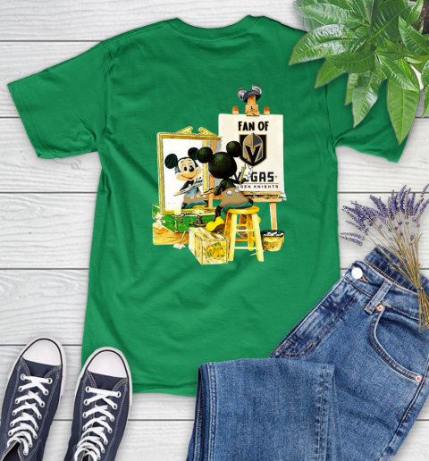 NHL Hockey Vegas Golden Knights Mickey Drawing Shirt 88