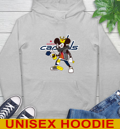 Washington Capitals NHL Hockey Mickey Peace Sign Sports Hoodie 6