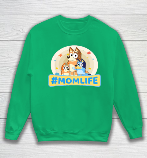 Bluey Mom Family For Life Sweatshirt 5