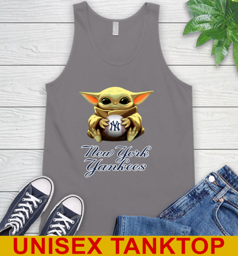 MLB Baseball New York Yankees Star Wars Baby Yoda Shirt 76
