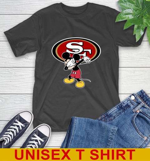 San Francisco 49ers NFL Football Dabbing Mickey Disney Sports T-Shirt 2