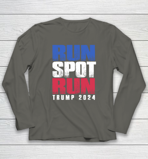Run Spot Run Run, Spot, Run Trump 2024 Long Sleeve T-Shirt 4
