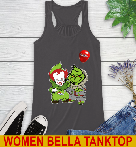 Denver Broncos Baby Pennywise Grinch Christmas NFL Football Racerback Tank 12