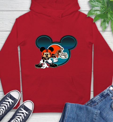 NFL Cleveland Browns Mickey Mouse Disney Football T Shirt Hoodie 10