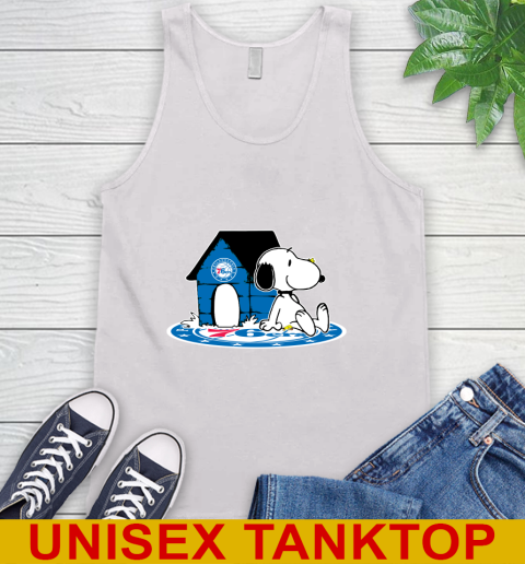 NBA Basketball Philadelphia 76ers Snoopy The Peanuts Movie Shirt Tank Top