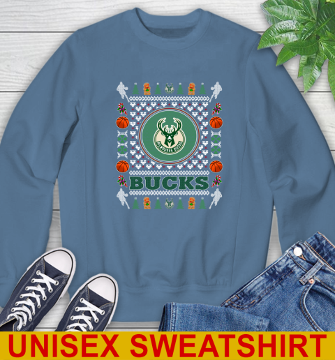 Milwaukee Bucks Merry Christmas NBA Basketball Loyal Fan Sweatshirt 10