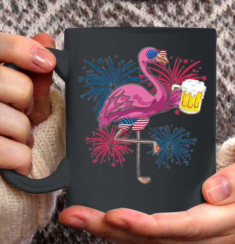 Flamingo American Flag Fireworks Shirt Flamingo American Flag Fireworks Shirt