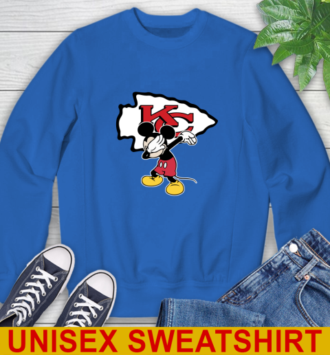 Kansas City Chiefs NFL Football Dabbing Mickey Disney Sports Sweatshirt 9