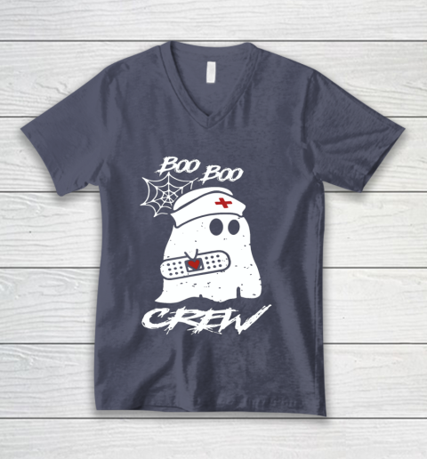 Boo Boo Crew Nurse Ghost Funny Halloween Costume Gift Long Sleeve T Shirt.D2SMT7UJCV V-Neck T-Shirt 7