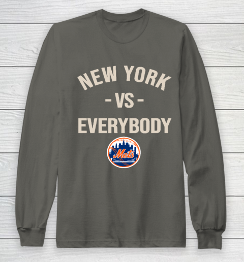 New York Mets Vs Everybody Long Sleeve T-Shirt 5