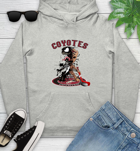 NHL Arizona Coyotes Hockey Venom Groot Guardians Of The Galaxy Youth Hoodie