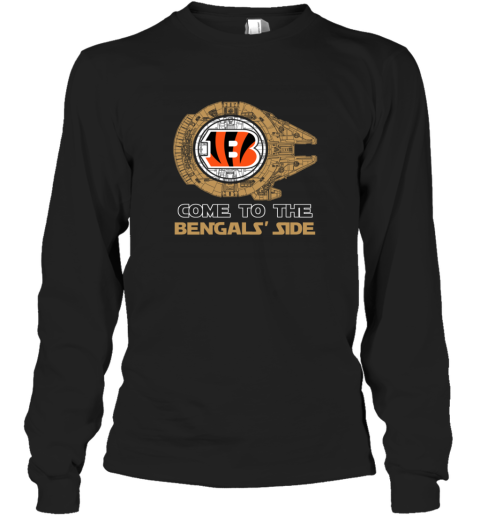 NFL Come To The Cincinnati Bengals Star Wars Football Sports Long Sleeve T-Shirt