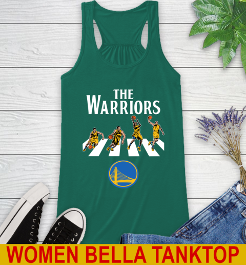 NBA Basketball Golden State Warriors The Beatles Rock Band Shirt Racerback Tank 5