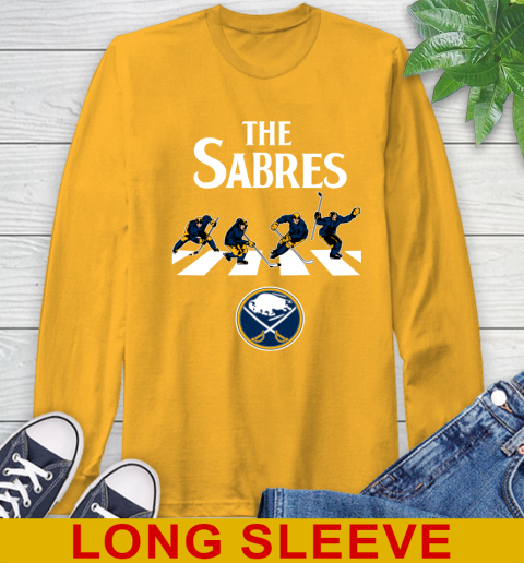 NHL Hockey Buffalo Sabres The Beatles Rock Band Shirt Long Sleeve T-Shirt 3 NHL Hockey Buffalo Sabres The Beatles Rock Band Shirt Long Sleeve T-Shirt - Image 3