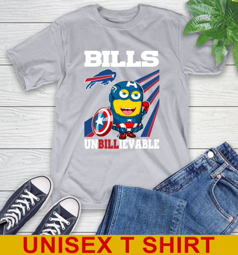 NFL Football Buffalo Bills Captain America Marvel Avengers Minion Shirt T-Shirt 5