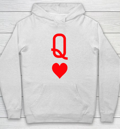 Queen Of Hearts Matching Couple Saint Valentine's Day Hoodie
