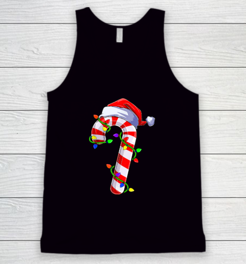 Candy Cane Crew Santa Christmas Tank Top