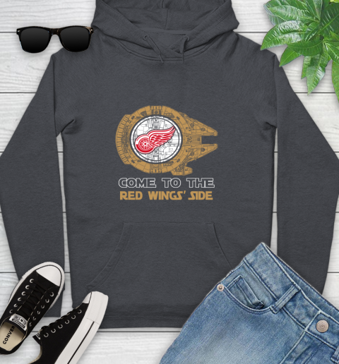 NHL Come To The Detroit Red Wings Wars Hockey Sports Youth Hoodie 10