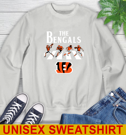 NFL Football Cincinnati Bengals The Beatles Rock Band Shirt Sweatshirt 5