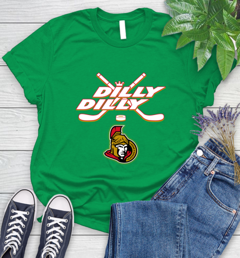 NHL Ottawa Senators Dilly Dilly Hockey Sports Women's T-Shirt 6