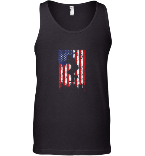 Vintage Patriotic American Flag Baseball Shirt USA Tank Top