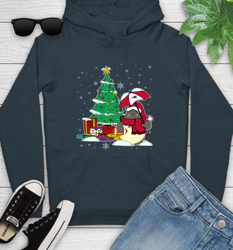 New England Patriots NFL Football Cute Tonari No Totoro Christmas Sports Youth Hoodie 10